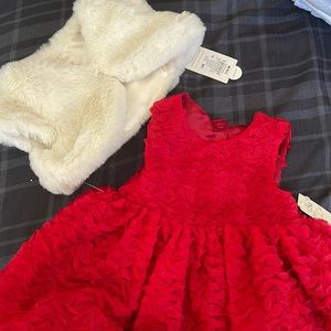 Red dress with little jacket